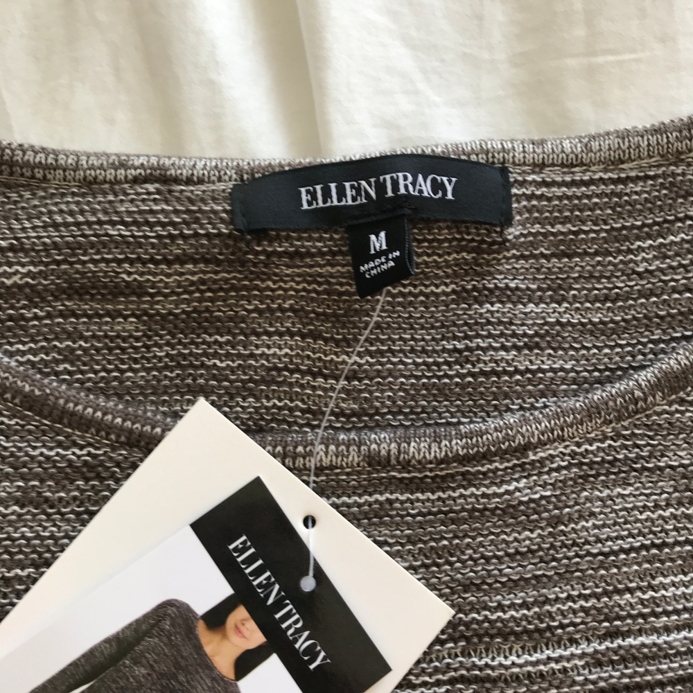 Ellen Tracy Oversized Sweater - Coco Ivory - Picture 6 of 7